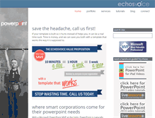 Tablet Screenshot of echosvoice.com